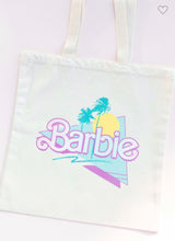 Load image into Gallery viewer, Malibu Barbie Canvas Tote
