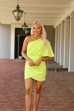 Load image into Gallery viewer, On The Runway, Lime Dress
