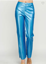 Load image into Gallery viewer, Matte Metallic Pants, Disco Blue

