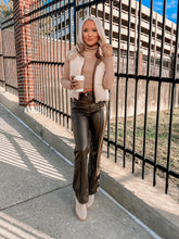 Load image into Gallery viewer, Fashion Moves, Brown Leather Pants
