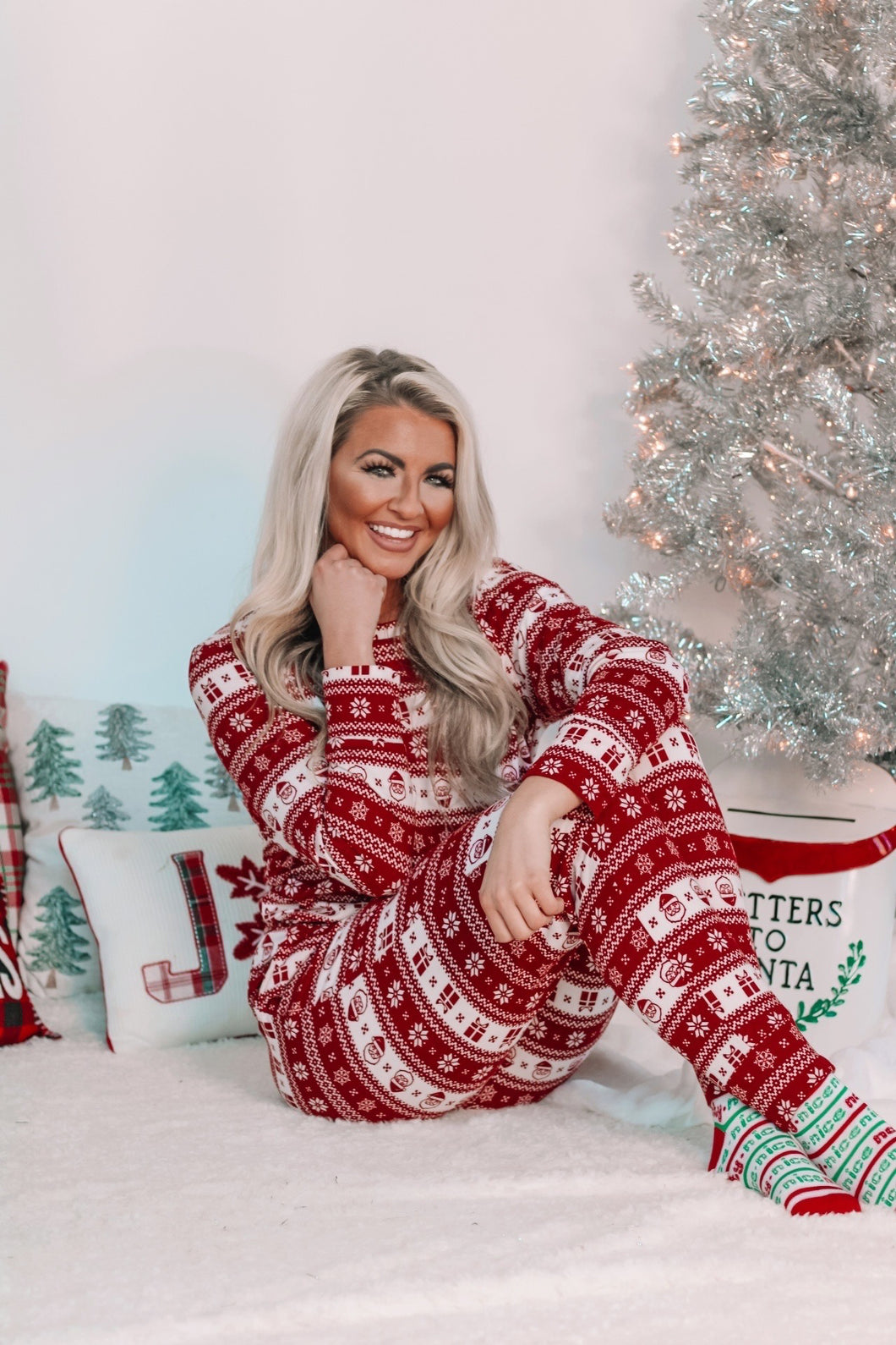 Santa Tell Me Pajama Set