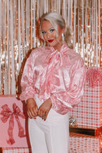 Load image into Gallery viewer, Put A Bow On Top, Satin Blouse
