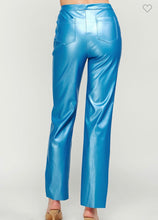 Load image into Gallery viewer, Matte Metallic Pants, Disco Blue
