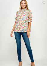 Load image into Gallery viewer, Yellow Meadow, Floral Blouse
