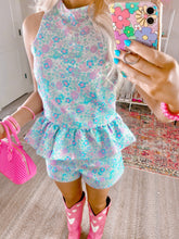 Load image into Gallery viewer, Come On Barbie Set- Peplum Top
