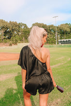 Load image into Gallery viewer, Stepping Out In Style, Satin Romper
