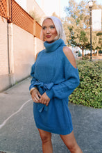 Load image into Gallery viewer, Teal We Meet Again, Sweater Dress
