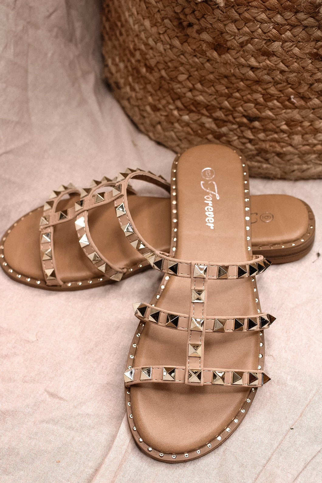 A Chic Lifestyle, Studded Sandals
